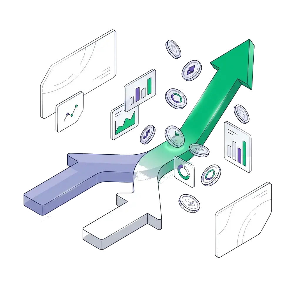 Partnership growth concept illustration